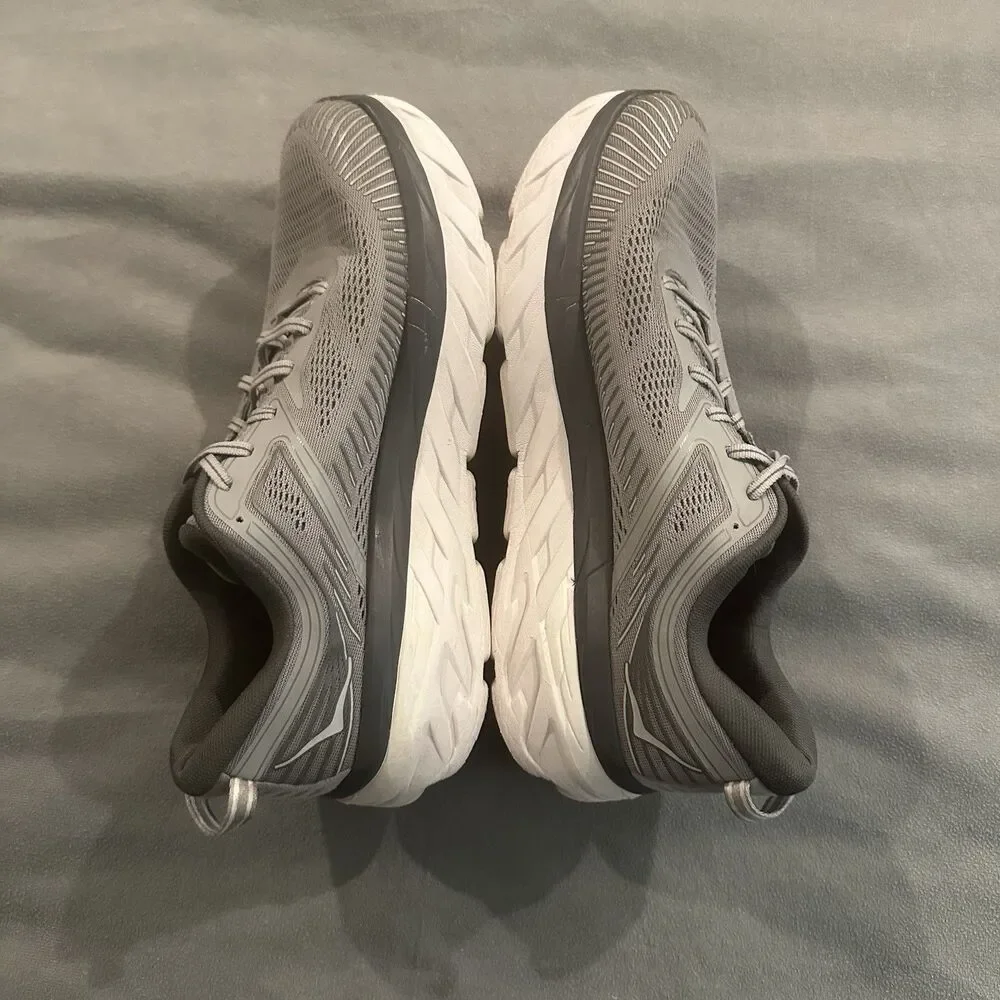 Hoka One One Bondi 7 Running Shoes Wild Dove Dark Shadow 1110518 WDDS Mens 11